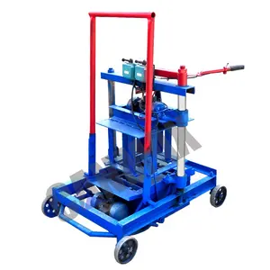 Factory Paving Price Fuda Production Line Qt4-24 Mini Brick Making Machine