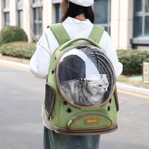 YBTOO <b>PET</b> Transparent <b>Pet</b> Backpack Large Capacity Astronaut Style Cat Dog <b>Carrier</b> Outdoor Travel Backpack - Product Image 2