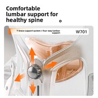 Chaise ergonomique en maille Yazhi avec support lombaire et dossier réglable pour la maison, le bureau, le dortoir - Chaise d'ordinateur pour hommes pour le e-sport