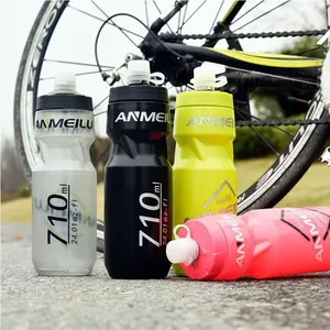BPA Free 24oz bottiglia di plastica bici da spremere sport gabbie d'acqua ciclismo all'ingrosso