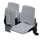 Sièges de stade de football en plastique bon marché, sièges de stade chinois, fauteuil JY-S101, montage au sol