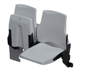 중국 스포츠 좌석 축구 경기장 좌석 암체어 JY-S101 바닥 설치 저렴한 플라스틱 경기장 좌석 - Product Image 4