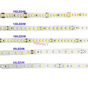 Commercio all'ingrosso High Lumen 24V 128Leds/M 160lm/w led strip light Smd2835 Led flessibile Strip Light bianco 2835 led strip light