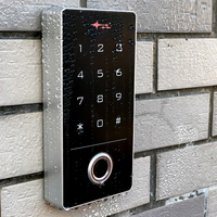 Système de lecteur de contrôle d'accès intelligent OUTUS au design moderne avec capteur d'empreintes digitales Wifi Tuya pour porte coulissante automatique pour villas