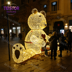 Lumières LED d'extérieur IP65 en forme d'ours pour parcs et aménagements de Noël - Product Image 3