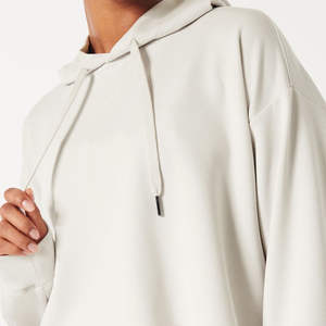 Sudaderas con capucha para mujer, sudaderas recortadas, trajes de Otoño de lana, Tops cómodos informales, ropa de invierno 2025 - Product Image 3