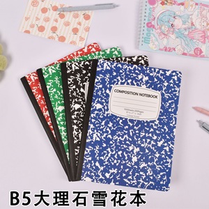 Cá Nhân Đá Cẩm Thạch Bông Tuyết Cuốn Sách B5Dày Tập Thể Dục Cuốn Sách Mỹ Cột Nhật Ký Lót Mềm Máy Tính Xách Tay - Product Image 2