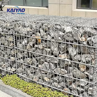 Filet de gabion élégamment tissé-combinant l'art avec la protection des murs paysagers