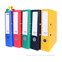 Classeur de documents au design populaire, classeur en plastique, impression colorée, couverture rigide en PVC, papeterie à vendre