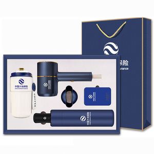 Ensemble cadeau d'entreprise de luxe personnalisé avec logo FX, tasses à café promotionnelles, parapluie, sèche-cheveux, cadeau d'anniversaire d'entreprise - Product Image 1