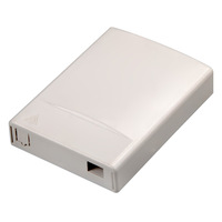 1-Core SC Optical Fiber Face Plate White ABS FTTH Terminal Box Wall Box