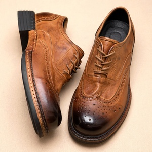Zapatos Oxford Clásicos Italianos Hechos a Mano para Hombre, Formales y Casuales, Hechos a Medida, Duraderos, con Aumento de Altura, de Cuero Vacuno para Otoño - Product Image 5
