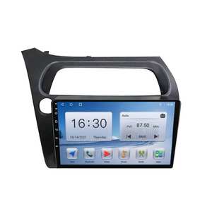 Autoradio Android 9 pouces pour Honda Civic 2006-2011, navigation GPS, Carplay, BT, Wifi, système multimédia automobile - Product Image 1