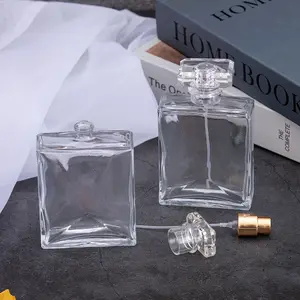 Lüks parfüm şişesi 5ml 10ml 50ml 100ml parfüm şişesi özel Logo cam şişe ambalaj parfüm spreyleri