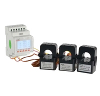 Compteur d'énergie bidirectionnel monophasé Acrel ACR10R-D10TE Classe 0.5S 80A 10mm avec transformateur de courant à noyau fendu, montage sur rail, RS485 Modbus-RTU