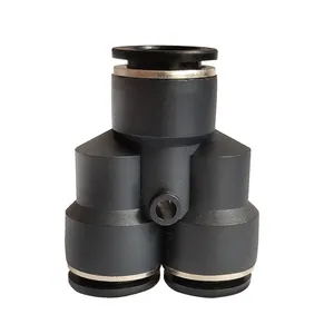 Pneumatische Connector Y Type MPY-4 MPY-6 MPY-8 MPY-10 MPY-12 MPY-16 Tee Connector Tube Push In Montage