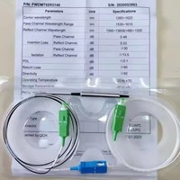 Módulo de fibra óptica Mux Demux, equipo divisor DWDM/FWDM/CWDM/WDM compatible con 5G/4G/3G, acoplador Fwdm compatible con POE