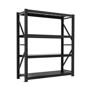 Étagères métalliques réglables à 4 niveaux, capacité de charge légère, solution de stockage antirouille, fourniture directe usine - Product Image 1