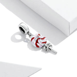925 Sterling Silver Smalto <span class=keywords><strong>Lolipop</strong></span> Ciondola il Fascino Personalizzato <span class=keywords><strong>Lolipop</strong></span> Charms Candy Gioielli - Product Image 2