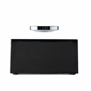Base d'affichage à lévitation magnétique sans fil, capacité de levage max. 500g, disque chromé lévitant avec batterie <span class=keywords><strong>24h</strong></span>, support flottant pour présentoir de bureau - Product Image 1