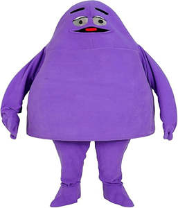 Pabrik kostum maskot Ungu Grimace kostum Halloween kostum maskot Grimace untuk dewasa dan anak-anak - Product Image 1
