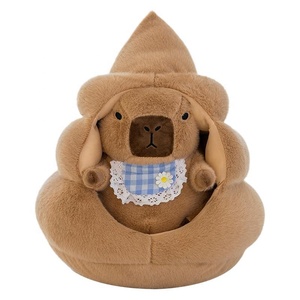 Capybara nueva muñeca Linda Capybara Baba casa almohada caca casa muñeca peluche juguete al por mayor - Product Image 5