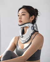 VCORE Dispositif de traction cervicale anti-étranglement, attelle de cou gonflable réglable, valve à dégagement rapide, matériau plastique, certifié CE