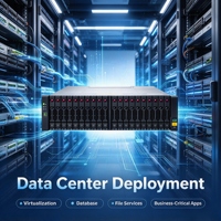 MSA 1060 24盘位 SFF 磁盘阵列双冗余控制器 RAID 0/1/5/6/10 混合闪存存储，适用于 VM 文件服务器
