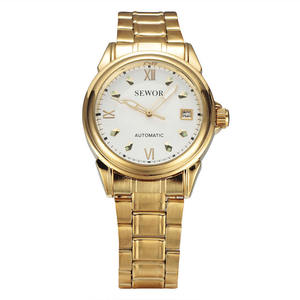 Nouvelle montre-bracelet décontractée pour homme avec bracelet en acier inoxydable et miroir en verre standard - Product Image 1