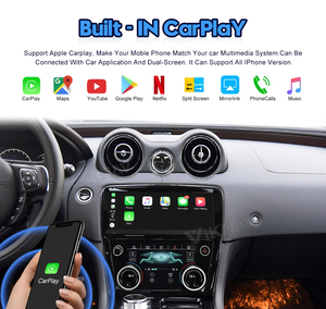 Autoradio Android 12 pouces pour <span class=keywords><strong>Jaguar</strong></span> XJ XJL 2009-2018 Stéréo Vidéo Carplay GPS Navigation Lecteur multimédia Unité principale + Panneau de climatisation - Product Image 6