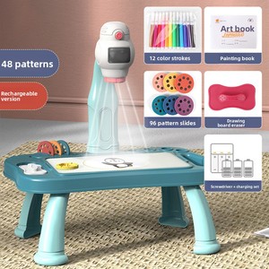 Tableau magnétique en plastique pour l'éducation précoce des enfants de 4 à 6 ans, avec projection, effaçable, pour le <span class=keywords><strong>dessin</strong></span> et l'écriture, jouet de gribouillage, vente en gros - Product Image 2