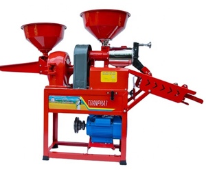 VOWO Mini Satake Rice Milling Combined Rice Mill Machine with vibrating screen Auto Wheat Flour Mill Plant Price