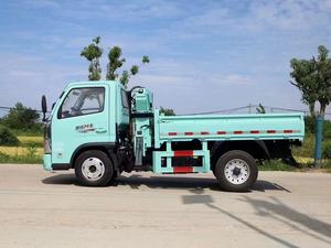 Mini-grue montée sur camion 2 tonnes 3 tonnes, grue à flèche pliante avec système de déchargement automatique intégré pour espaces restreints - Product Image 4