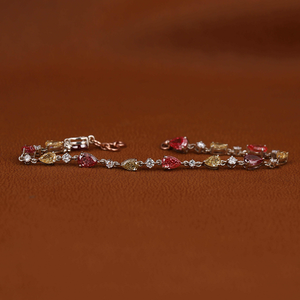 Elegante Pulsera de Plata de Ley 925 con Eslabones Cubanos, Piedras de Moissanita VVS y Brillo Similar al de un Diamante Radiante - Product Image 1