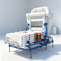 Máquina Limpiadora de Semillas con Criba de Aire Avanzada para Eliminar Impurezas Ligeras, Grandes y Pequeñas, Clasificación y Calibración de Semillas de Sésamo, Frijoles y Arroz