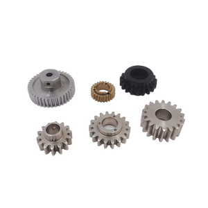 Ensemble d'engrenages coniques, hélicoïdaux et droits de précision usinés sur commande par CNC, pignon, engrenages industriels petits, micro, grands - Product Image 1