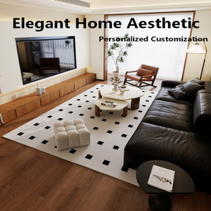 Tappeti Moderni di Lusso Astratti Personalizzati in PP Wilton Resistenti alle Macchie OEM/ODM Antiscivolo per Soggiorno - Product Image 1
