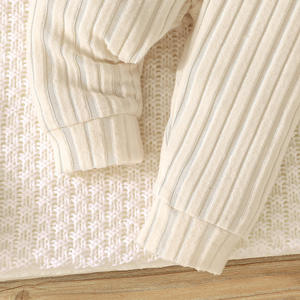 Ensemble de vêtements en coton pour bébé garçon, 3 pièces, printemps, manches courtes, fermeture à boutons, comprend un <span class=keywords><strong>manteau</strong></span>, un pantalon et un chapeau, pour 0-18 <span class=keywords><strong>mois</strong></span> - Product Image 4