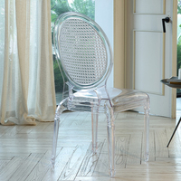 Chaises d'hôtel en gros, chaises empilables en acrylique pour événements, chaises commerciales pour événements, banquets et hôtellerie