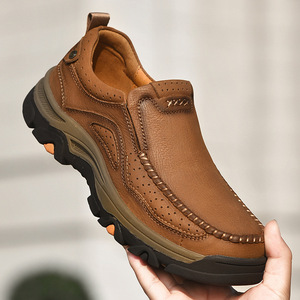 Zapatos Deportivos Casuales de Piel Genuina para Hombre, con Cordones, Transpirables, para Primavera, Verano, Otoño e Invierno, Diseño de Moda, Forro de Malla - Product Image 5