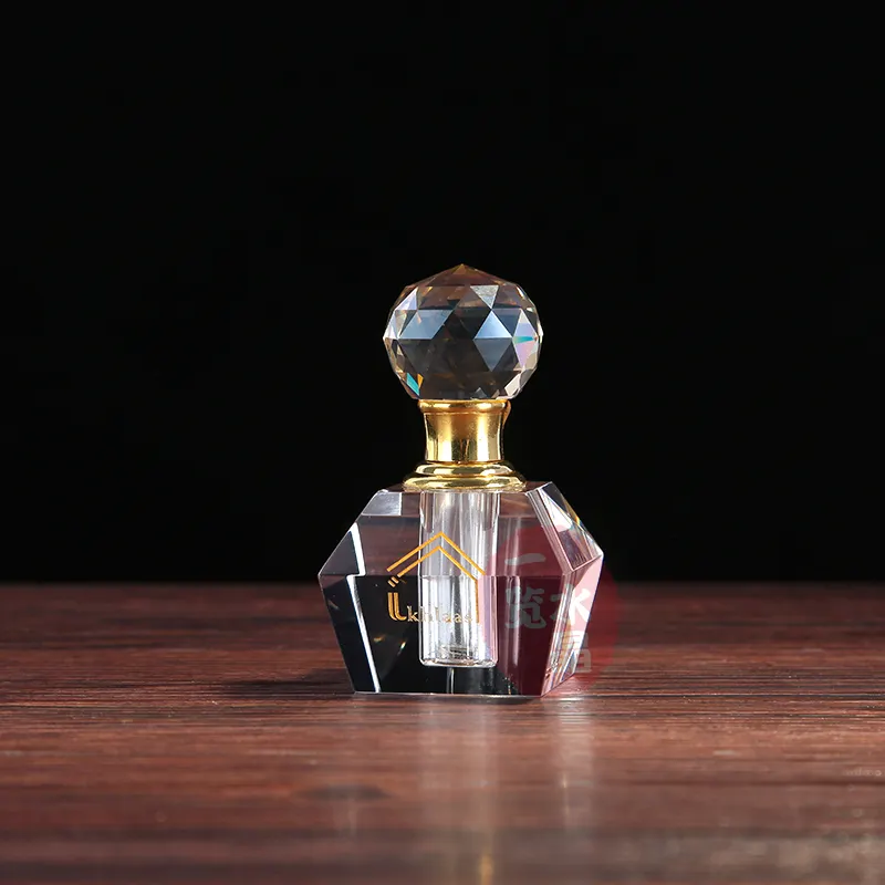 Refillable original mini 3ml 6ml 12ml crystal perfume bottle glass bottles souvenir