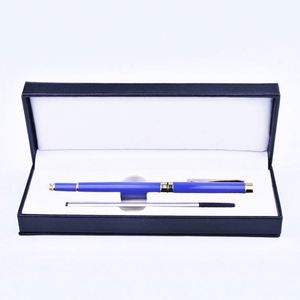 Luxury Custom Logo Metal Ballpoint <b>Pen</b> Set with Gift <b>Box</b> Customizable 1.0mm Writing Width Black/Blue Ink Promotional <b>Pens</b> - Product Image 1