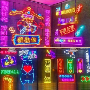 Manufacturer's Wall-Mounted LED <strong>Neon</strong> <strong>Sign</strong> Electronic Advertisement Decorative Light for Mall Companies <strong>Beer</strong> Clubs and Shops - Product Image 1
