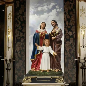Estatuas <span class=keywords><strong>de</strong></span> la Sagrada Familia <span class=keywords><strong>de</strong></span> Resina al por Mayor <span class=keywords><strong>de</strong></span> Fábrica, Recuerdos Cristianos para Decoración <span class=keywords><strong>del</strong></span> Hogar, <span class=keywords><strong>Nacimiento</strong></span> <span class=keywords><strong>de</strong></span> Jesús - Religión Católica - Product Image 4
