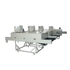 Infrared Ray Conveyor Belt Dryer para T-shirt não-tecido