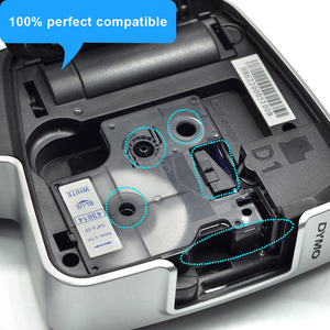 Tương Thích Tiêu Chuẩn D1 43614 In Màu Xanh Trên Trắng 6Mm * 7M ABS Pet Tự Dính Nhãn Băng 2 Năm Bảo Hành Cho Dymo Labelmanager - Product Image 5