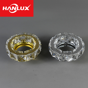 Moderna Lámpara LED Empotrable Desmontable <span class=keywords><strong>GU10</strong></span> MR16 con Acabado en Oro Cromado y Cristal+Hierro para Iluminación Interior - Product Image 1