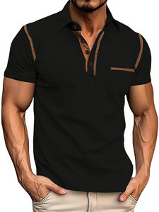Polo da Uomo Estivo 2026 di Alta Qualità, Slim Fit, Casual, Sofisticato, Elegante, Comodo, con Tasche, per Sport e Tempo Libero - Product Image 3