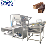 Machine à enrober et refroidir le chocolat Papa New Design avec tunnel de refroidissement pour la vente