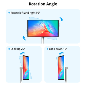 Pantalla de Señalización Digital Interior con Sistema Android, Pantalla HD1080, Televisor Inteligente Interactivo Móvil para el Hogar, Negocios y Juegos - Product Image 4